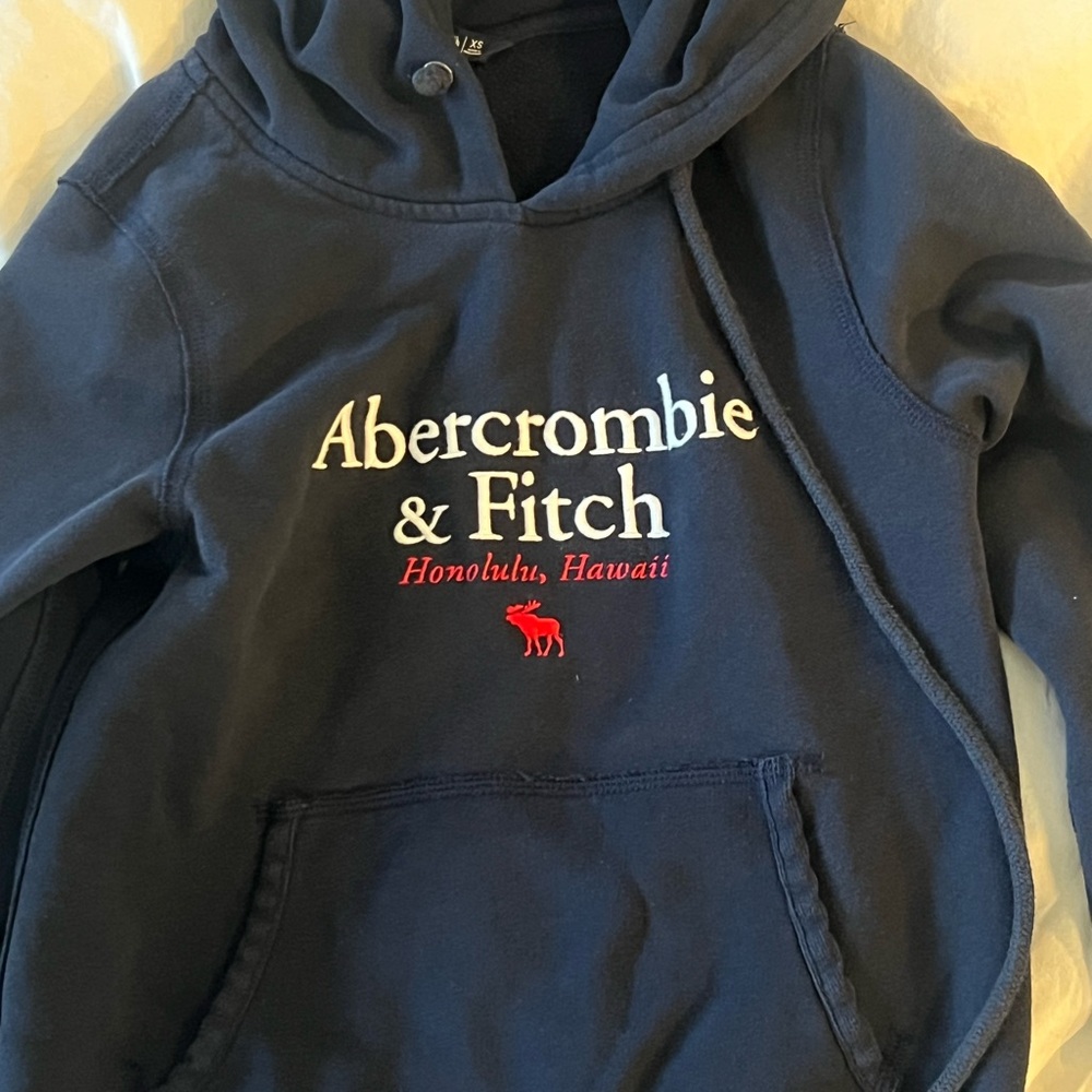 Abercrombie & Fitch Navy Hoodie Vintage